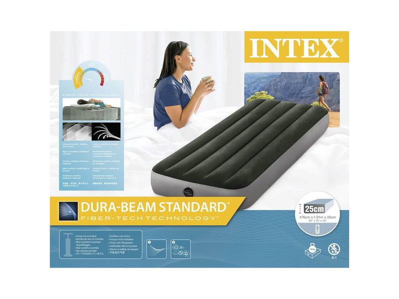 Intex Jr. Twin Dura-Beam Prestige Downy Airbed 76 x 190 x 25