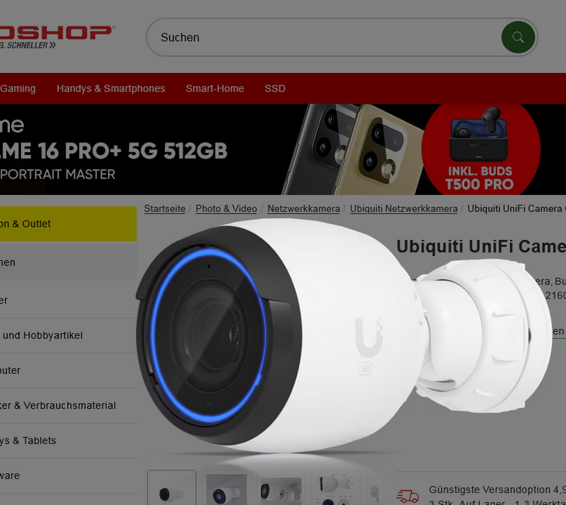Ubiquiti UniFi Camera G5 Pro