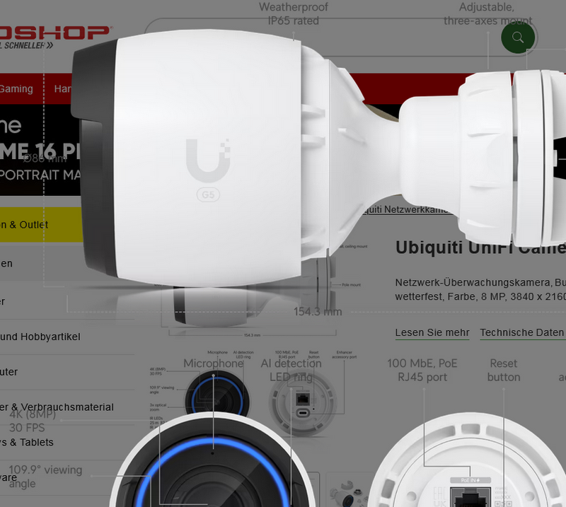 Ubiquiti UniFi Camera G5 Pro