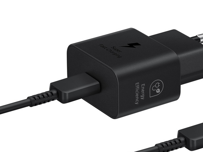 Samsung 25W USB-C GaN Power Adapter (Incl. cable) - Black