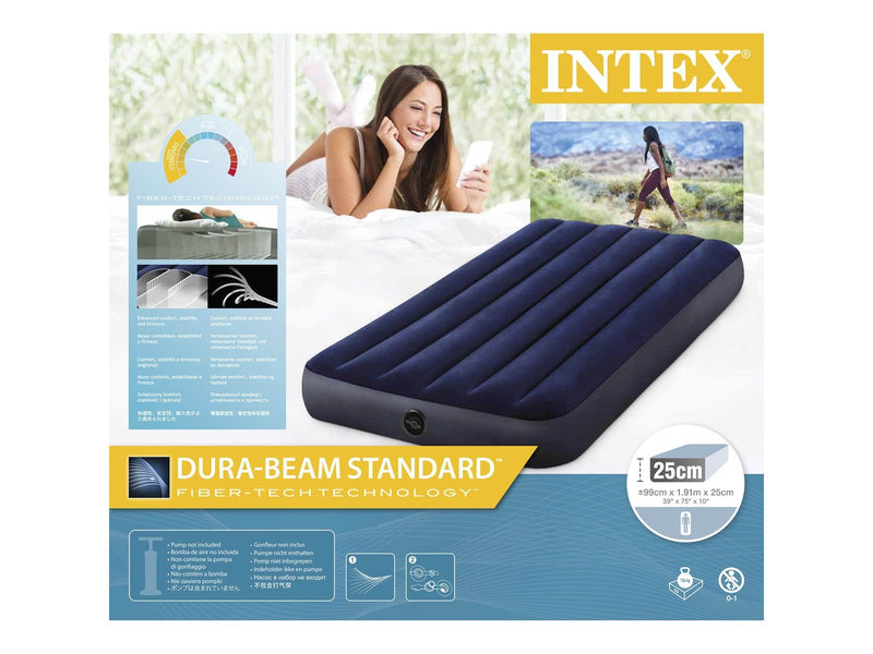 Intex Twin Dura-Beam Series Classic Downy Airbed 99 x 190 x