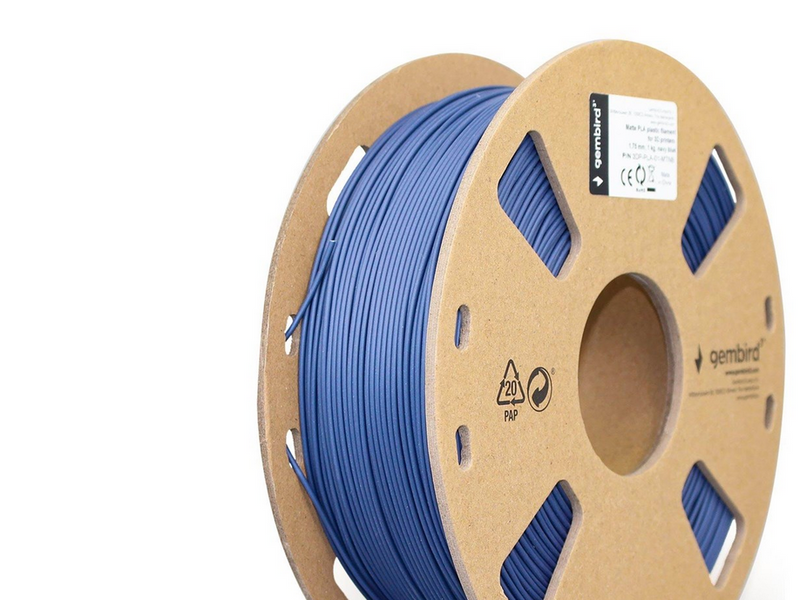 Gembird PLA MATT filament - Navy - 1.75mm ø - 1 kg