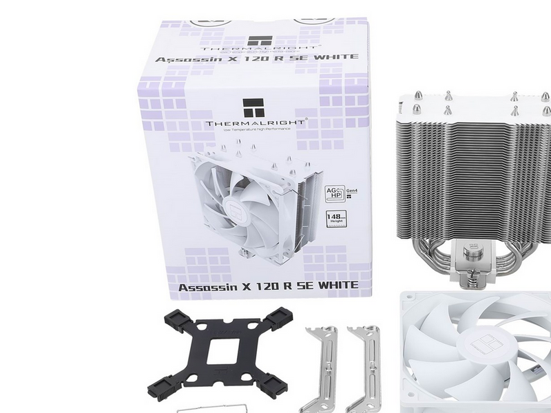 Thermalright Assassin X 120 Refined SE White - CPU-Luftkühler - Max 26 dBA