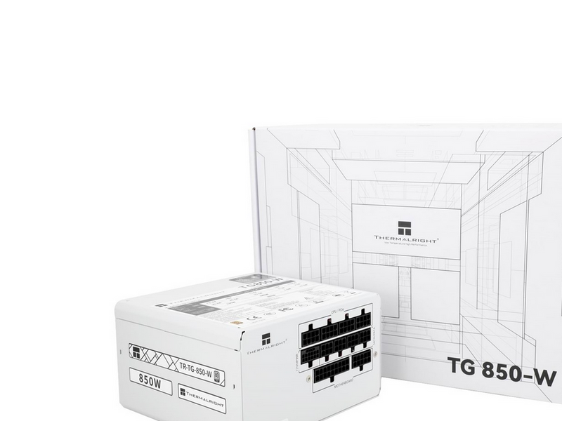 Thermalright TG (Modular) Weiß - Netzteile - 850 Watt - 120 mm - ATX 3.0 - 80 Plus Gold zertifiziert