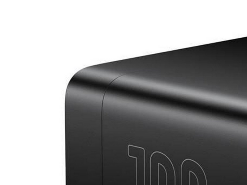 Baseus GaN3 Pro wall charger / powerstrip 2xUSB + 2xUSB-C + AC 100W (black) USB-Hubs - 5 - Schwarz