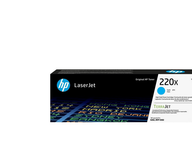 HP 220X / W2201X - High Yield - Cyan Toner