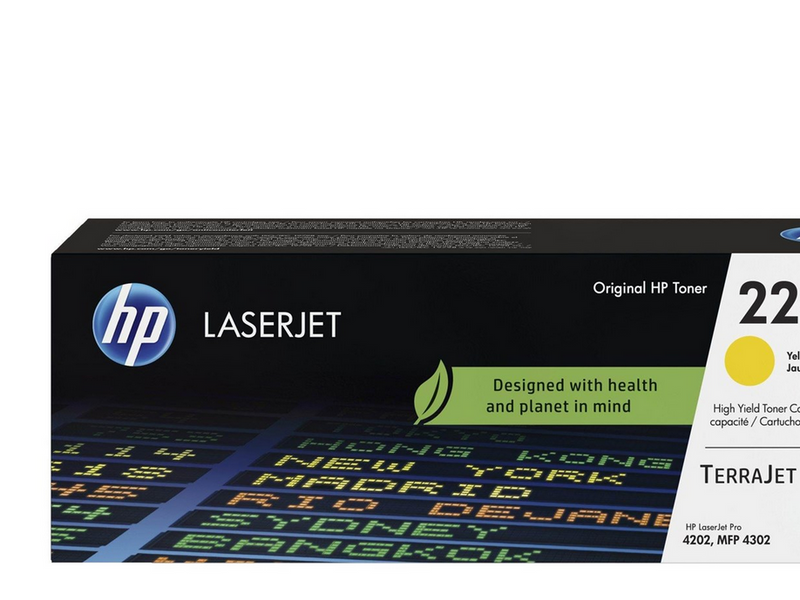 HP 220X / W2202X - High Yield - Yellow Toner