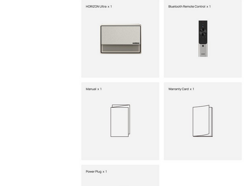 XGIMI Projektoren HORIZON Ultra - 3840 x 2160 - 2300 ANSI lumens