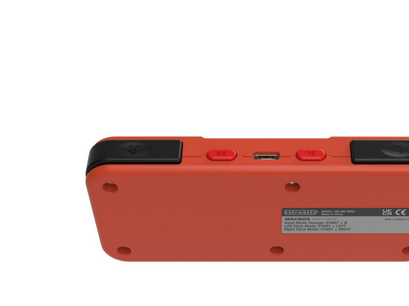 Retro-Bit Origin8 2.4 GHz Wireless - Red & Black - Wireless Controller - Nintendo NES