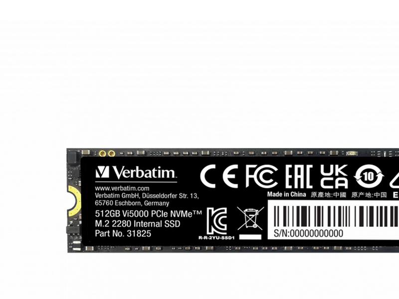Verbatim Vi5000 PCI-E 4.0 SSD - 512GB