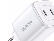 UGREEN Nexode GaN 45W Dual USB-C PD Charger - White