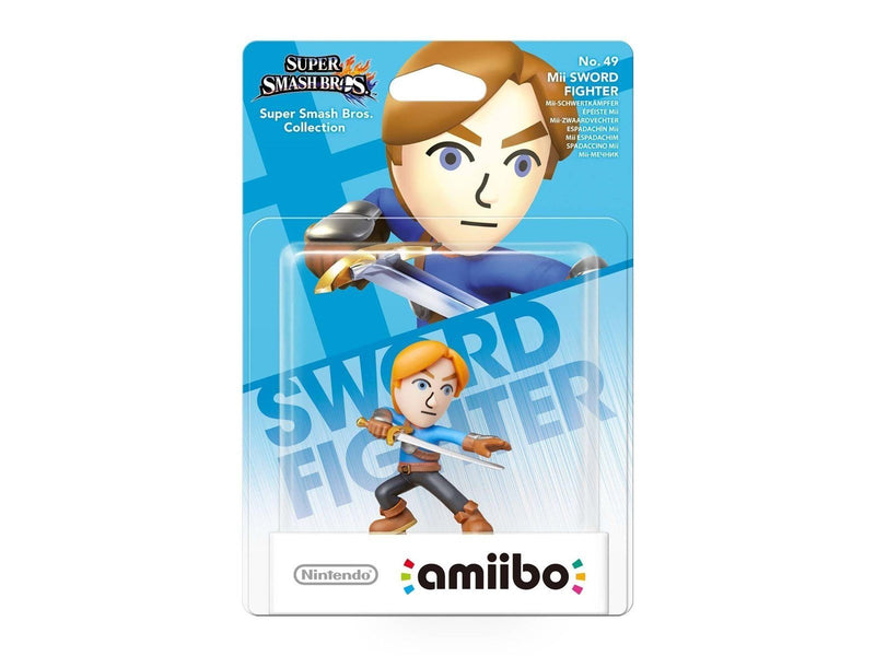 Nintendo Amiibo no. 49 Mii Sword Fighter (Super Smmash Bros. Collection)