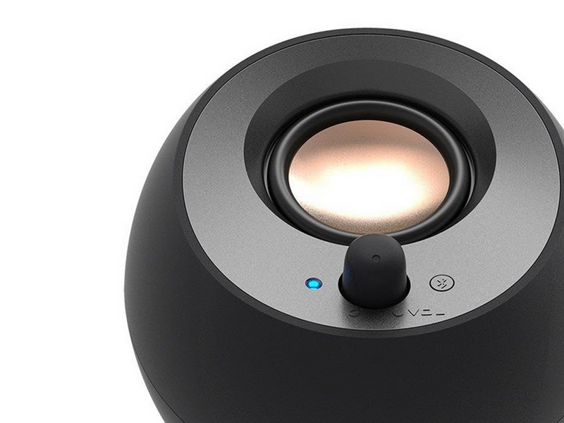Creative Pebble V3 - Black - Bluetooth - 2.0 PC-Lautsprecher - Schwarz