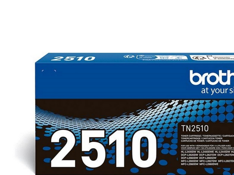 Brother TN-2510 - high capacity - black - original - toner cartridge