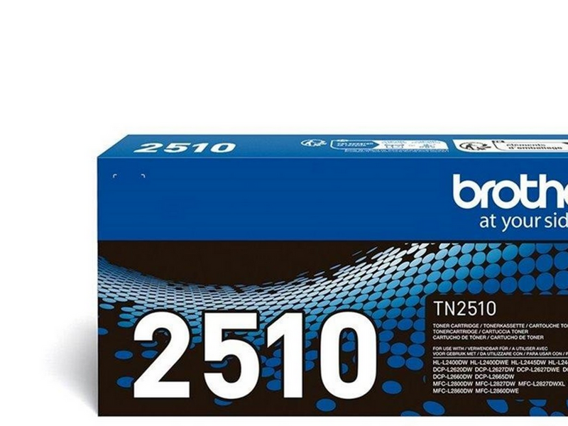 Brother TN-2510 - high capacity - black - original - toner cartridge