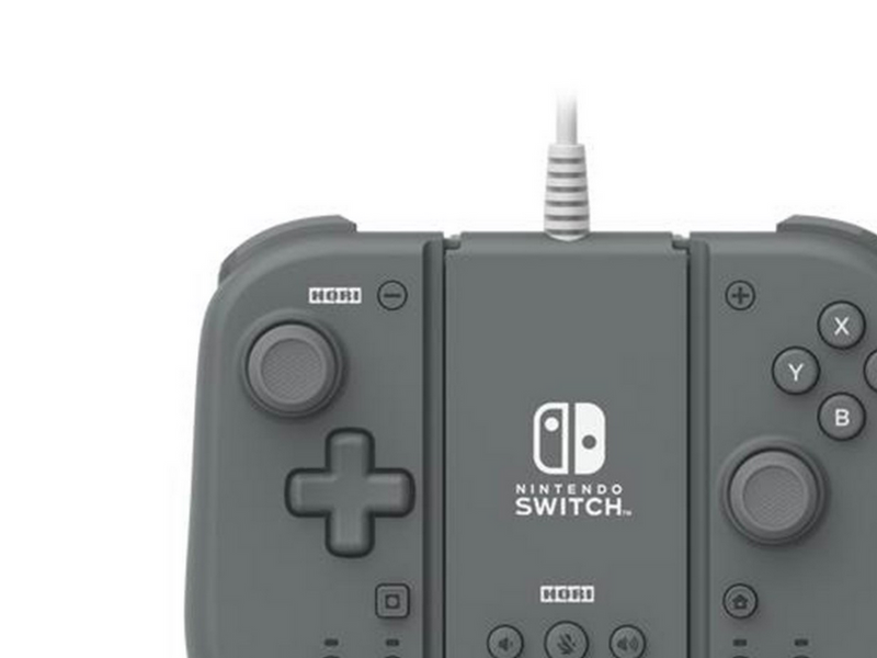 HORI Split Pad Compact Attachment Set (Slate Grey) - Wired Controller - Nintendo Switch