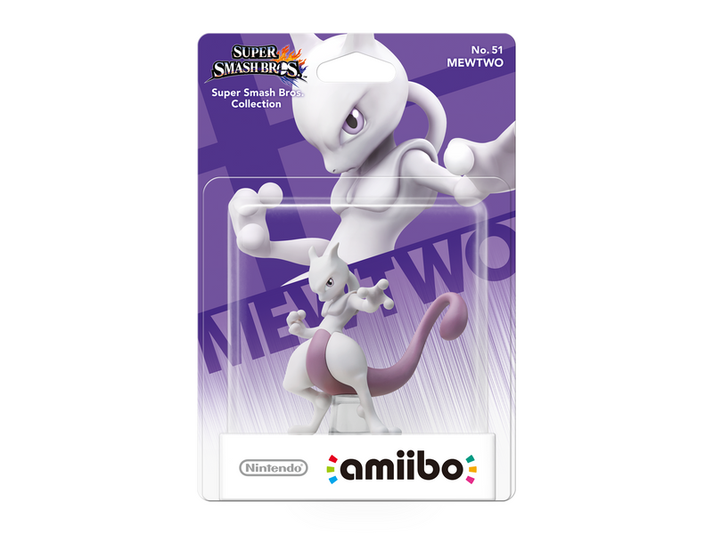 Nintendo Amiibo Mewtwo no.51 (Super Smash Bros. Collection)