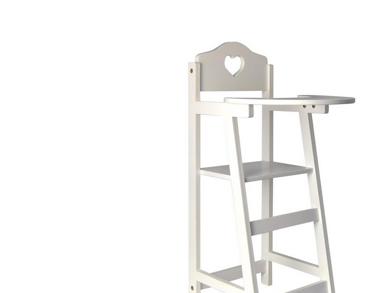 Happy Friend Wooden Doll High Chair