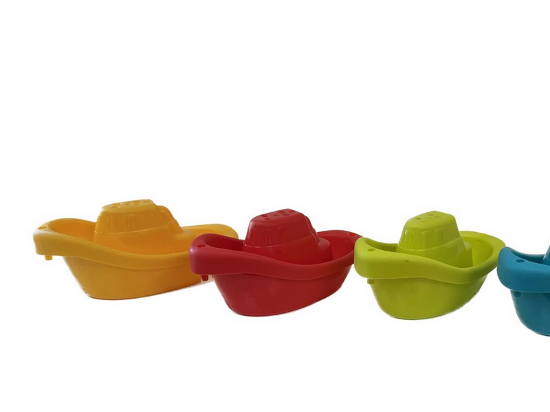 Happy Baby Bath Time Boats 4-Pack