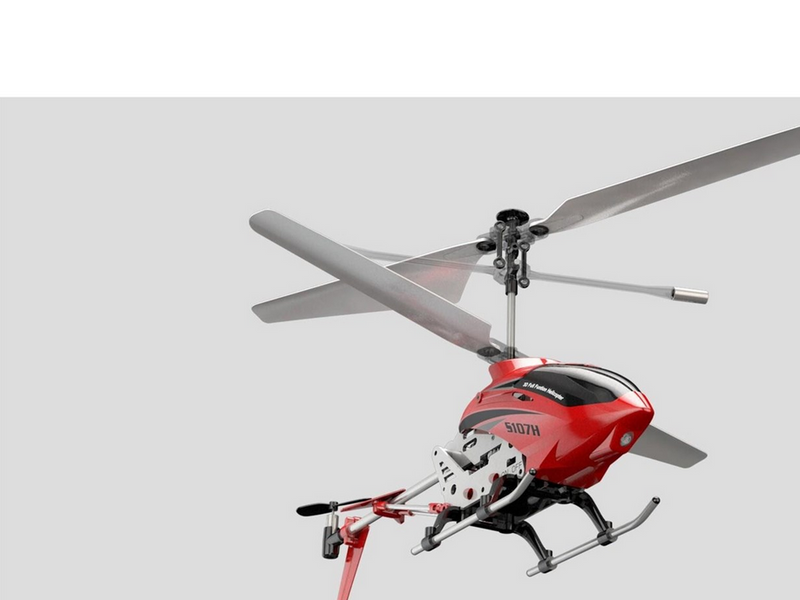 Syma R/C S107H Helicopter 2.4GHz 23 cm Red