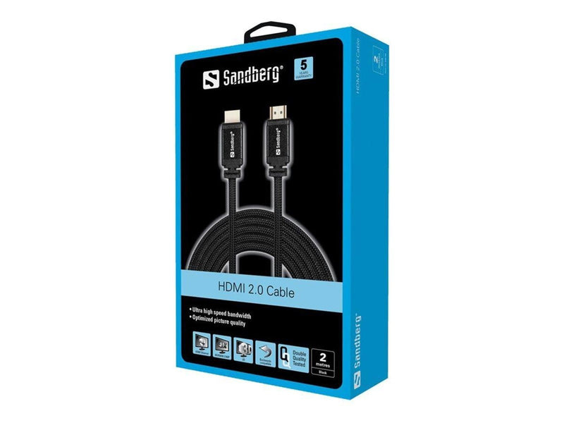 Sandberg HDMI 2.0 Cable - 2m