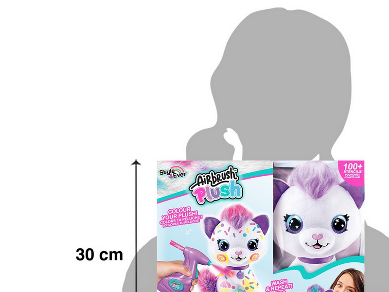 Airbrush Plush Kitty