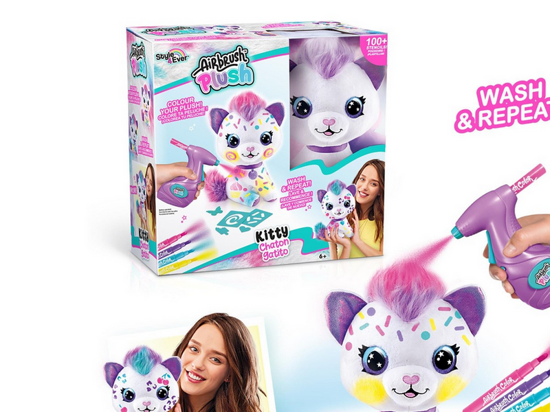 Airbrush Plush Kitty