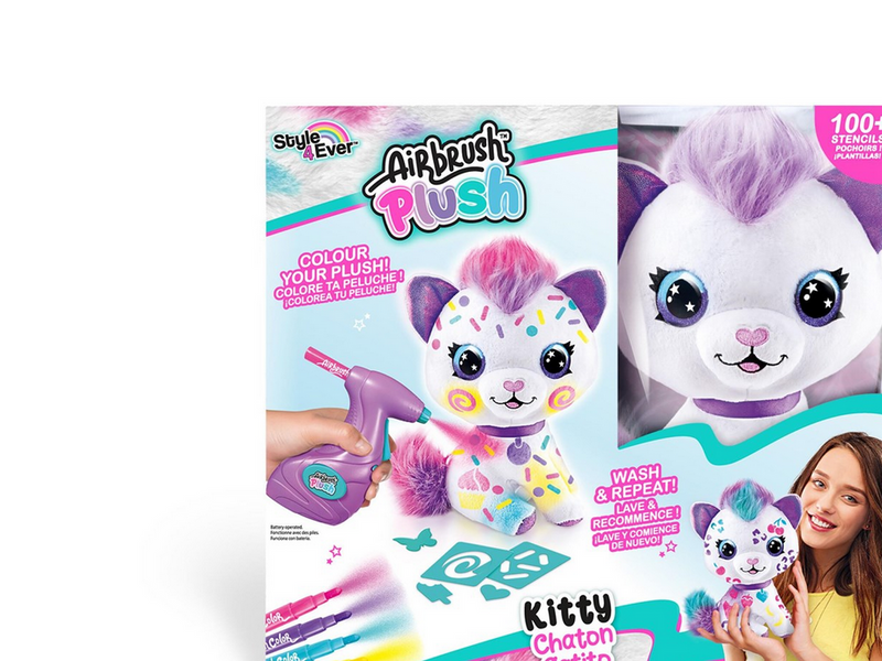 Airbrush Plush Kitty
