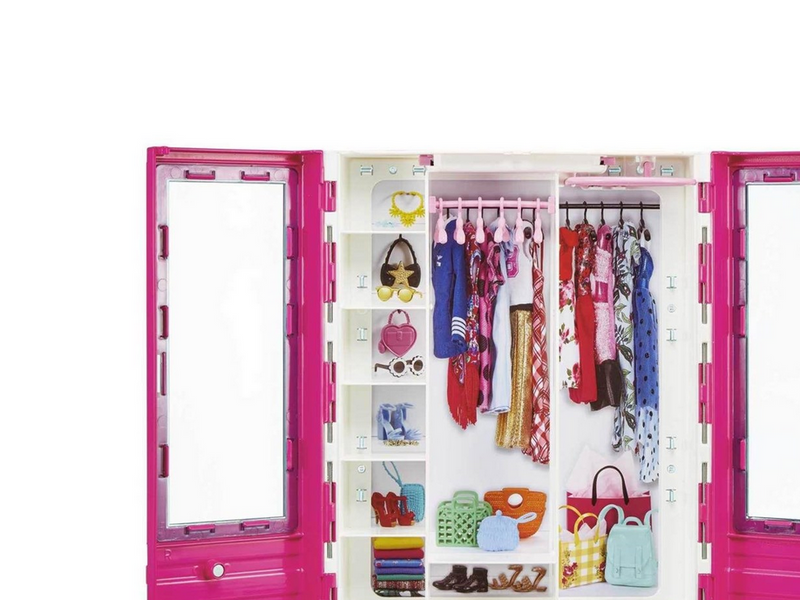 Barbie & Ken Auto- und Kleiderschrank-Geschenkset Inc