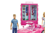 Barbie & Ken Auto- und Kleiderschrank-Geschenkset Inc