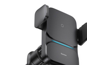Baseus Wisdom Wireless Charging Air vent Electric Car Phone Holder (black)