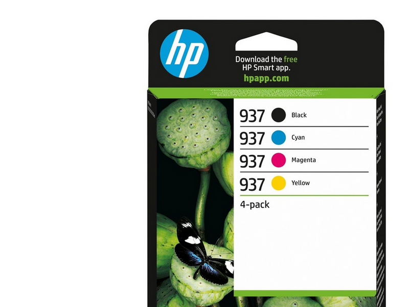 HP 937 / 6C400NE - 4-Pack (Black Yellow Magenta Cyan) Ink