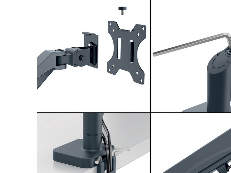 Leitz Ergo Platzsparender Dual Monitorarm