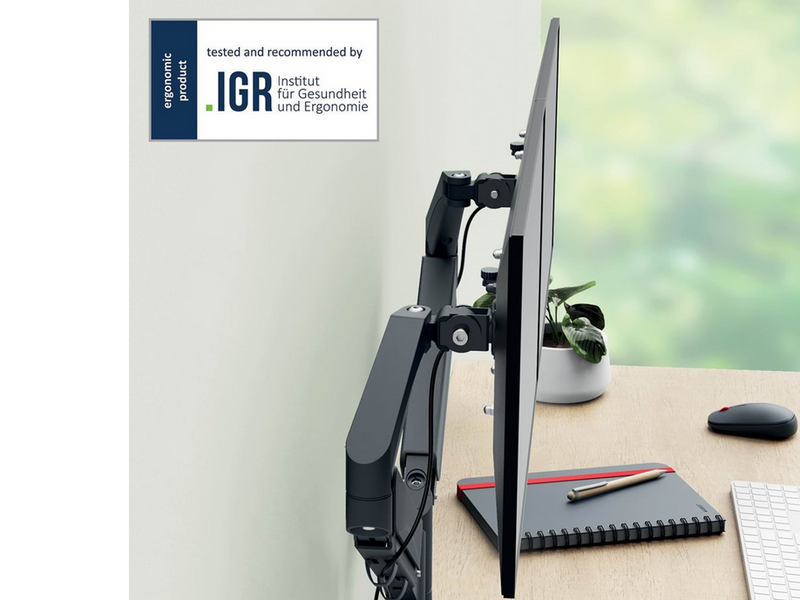 Leitz Ergo Platzsparender Dual Monitorarm
