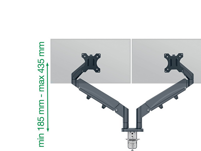 Leitz Ergo Platzsparender Dual Monitorarm