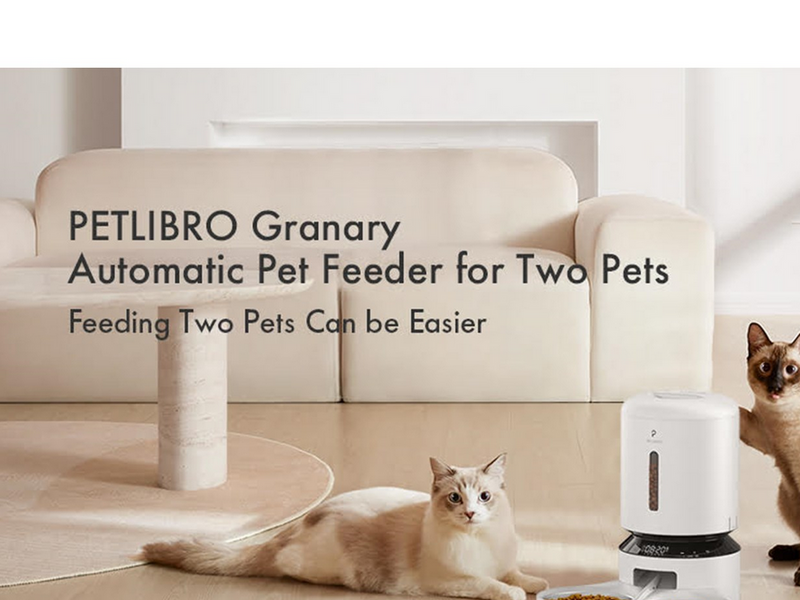 Petlibro GRANARY DUAL FOOD TRAY 5L WHITE