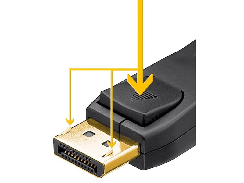 Pro DisplayPort 2.0 - Display Kabel - 3m - Schwarz