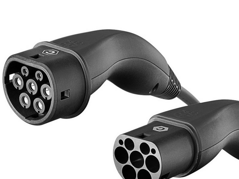 LAPP Type 2 Charging Cable, up to 11 kW, 5 m, black