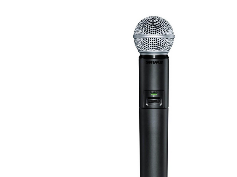 Shure GLXD2+ Wireless Handheld Transmitter & SM58 Microphone