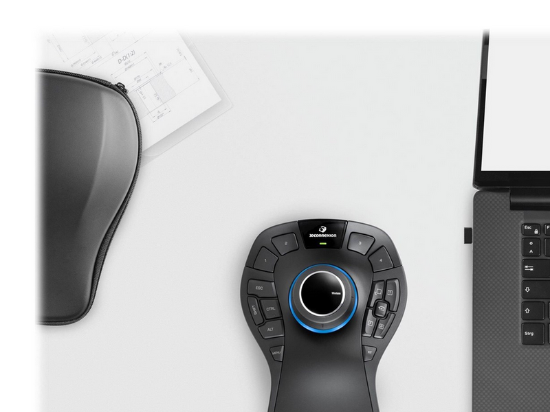 3Dconnexion SpaceMouse Pro Wireless - 3D Mouse (Schwarz)