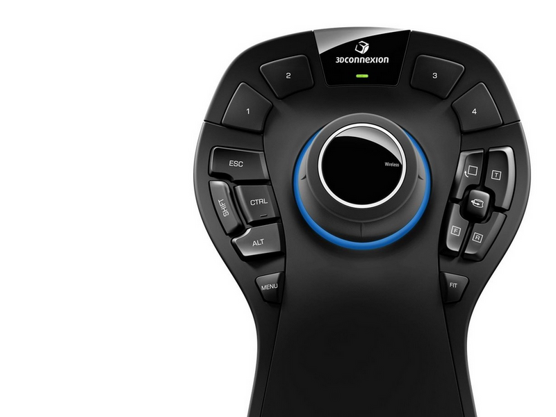 3Dconnexion SpaceMouse Pro Wireless - 3D Mouse (Schwarz)