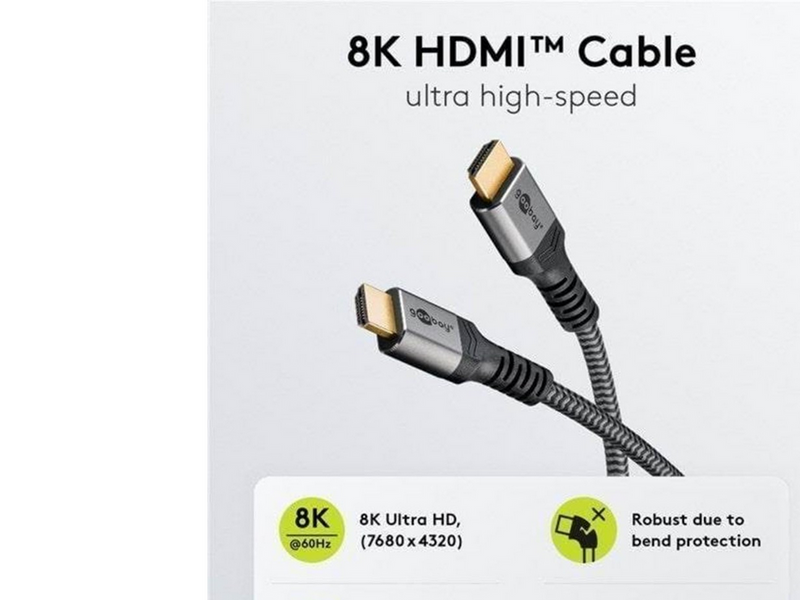 Pro HDMI 2.1 Sleeved - 5m - Schwarz