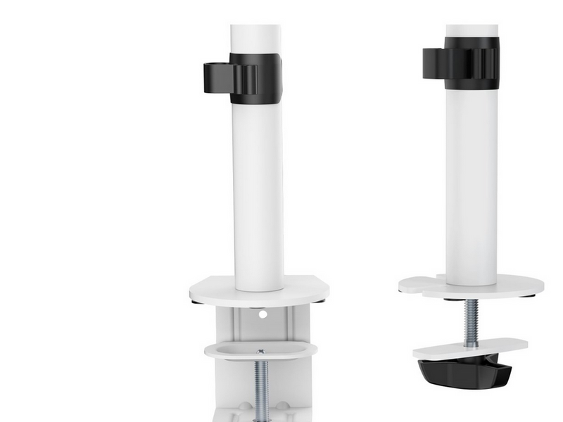 Deltaco Dual Monitor Desk Mount for 13"-32" screens - Weiß