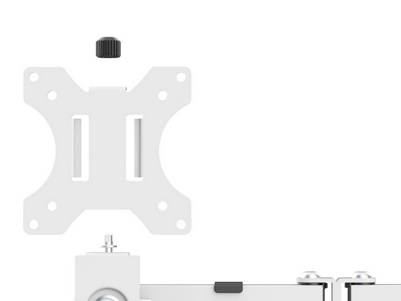 Deltaco Dual Monitor Desk Mount for 13"-32" screens - Weiß