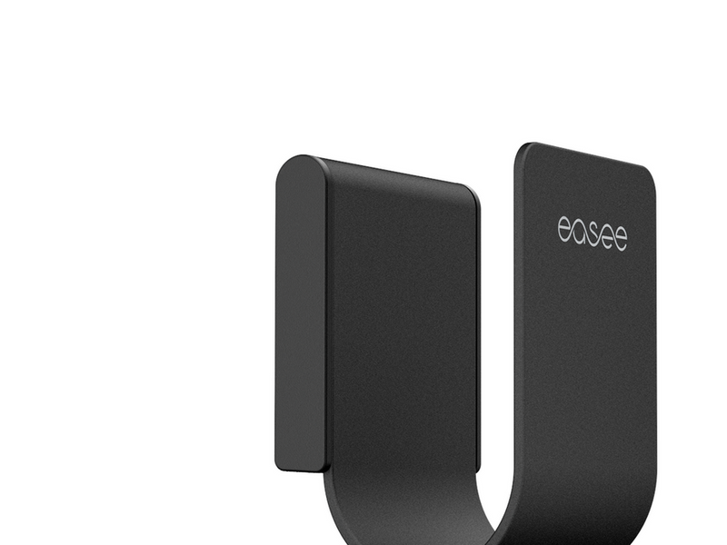 Easee U-Hook Cable Holder Black