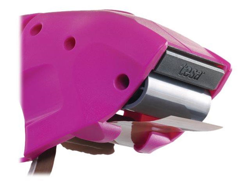 tesa Hand dispenser Pack-n-go for packaging tape Pink