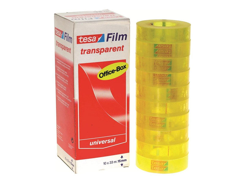 tesa film tape 10 x 33m x15mm Transparent