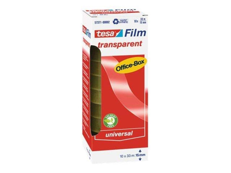 tesa film tape 10 x 33m x15mm Transparent