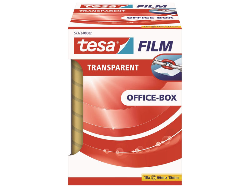 tesa film tape 10 x 66m x 15mm Transparent