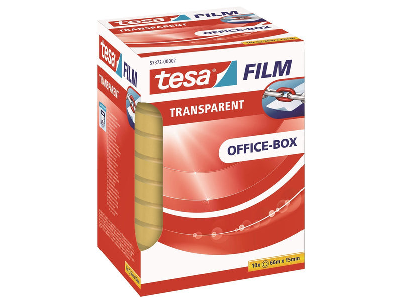 tesa film tape 10 x 66m x 15mm Transparent